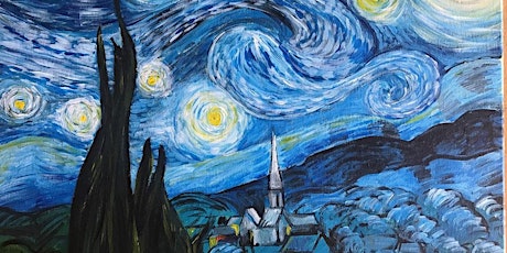 Sip n Paint  Fri Night 6pm @Auck City Hotel - Van Gogh Starry Night!✨✨