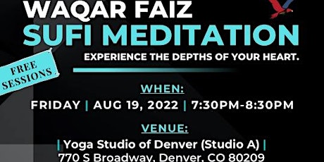 Waqar Faiz Sufi Meditation - Denver