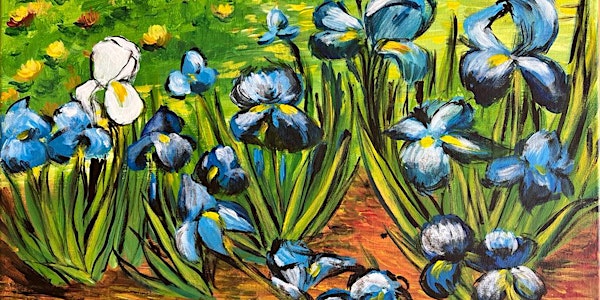 Sip n Paint  Thursday 7pm @Auck City Hotel - Van Gogh Iris!