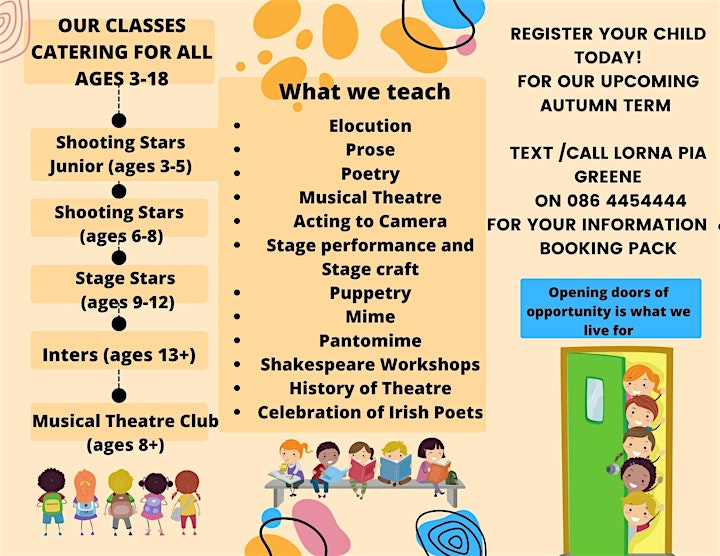 Children's Speech and Drama Classes - Autumn Term, Carrick on Shannon image