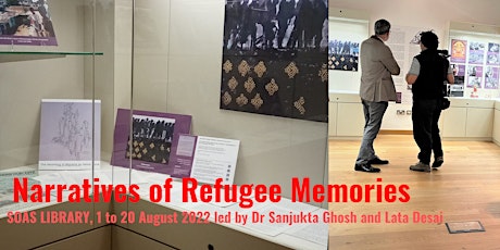 SOAS Library Exhibition on Narratives of Refugee Memories