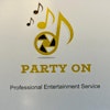 Logotipo da organização Party On.
