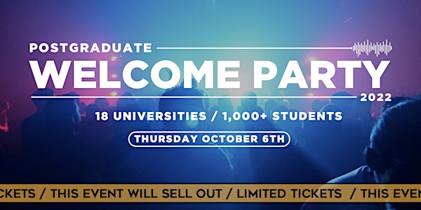 The Official Postgraduate Welcome Party / 2022