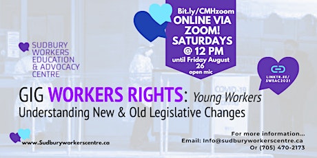 Gig Workers Rights: Students & Young Workers Edition