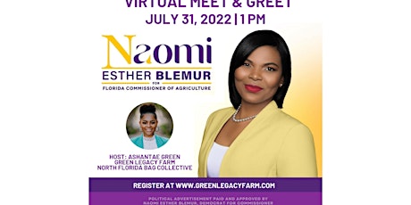 Virtual Meet & Greet with Candidate Naomi Blemur