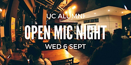 UC Alumni Open Mic Night primary image