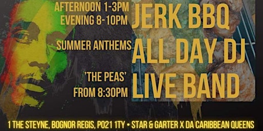 JERK N JAMMIN - ALL DAY DJ, BBQ AND LIVE BAND!