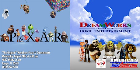 Pixar & Dreamworks Themed Trivia - ONE TICKET PER ATTENDEE
