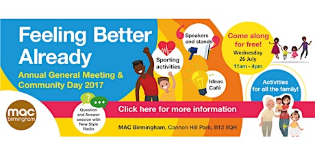 Feeling Better Already - BSC CCG's Community Day and Annual General Meeting primary image