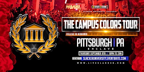 The Campus Colors Tour - Pittsburgh Takeover