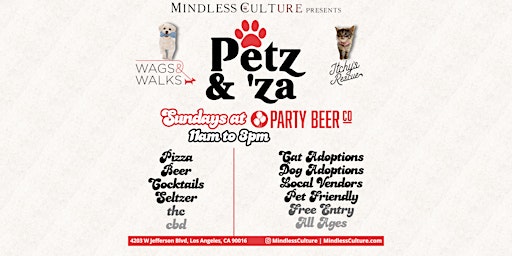 Petz & 'Za | PET ADOPTIONS | PIZZA | VEGAN FRIENDLY