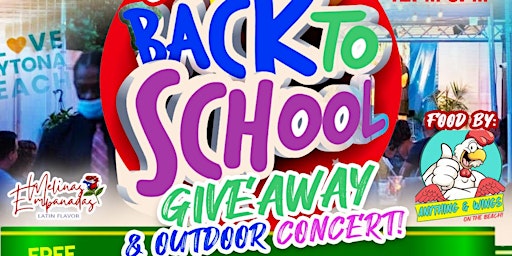 Daytona Beach (Beachside) Back To School Giveaway & Outdoor Concert
