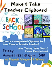 Make &Take Teacher Clipboard