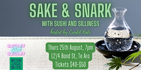 Sake and Snark (with sushi & silliness) primary image
