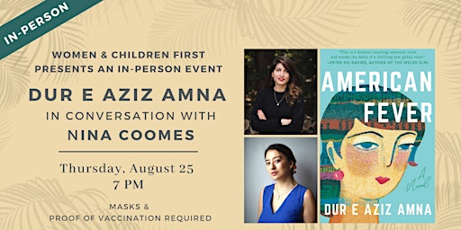 In-person Event: Dur e Aziz Amna & Nina Coomes