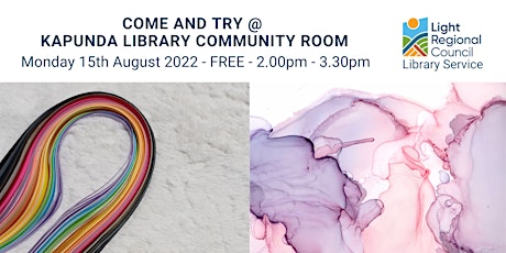 Come and Try @ Kapunda Library
