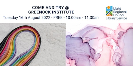 Come and Try @ Greenock Institute