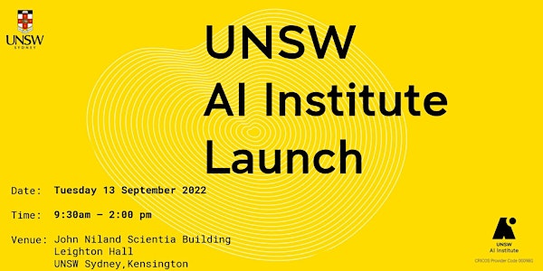 UNSW AI Institute Launch