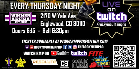 Rocky Mountain Pro IGNITION Live Pro Wrestling
