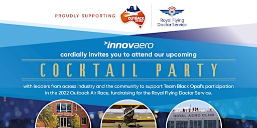 Innovaero Team Black Opal Cocktail Party @ The Royal Aero Club WA
