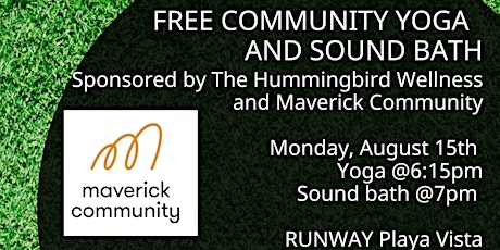 Free Community Yoga and Sound Bath