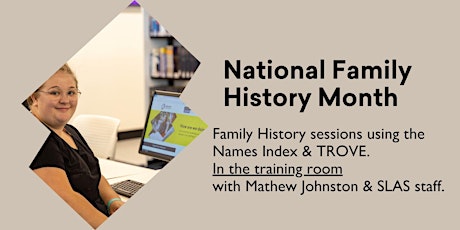 NFHM: Family History sessions using the Names Index & TROVE