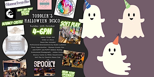 Cheshire Mama Club Toddler Halloween Spooky Disco Under 5's 4-6pm