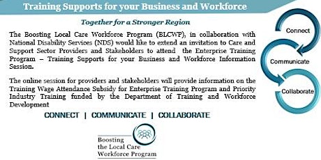Training Supports for your Business and Workforce - ETP Program