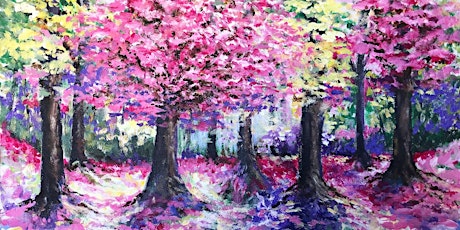 Beginners Acrylic Painting Workshop - Blossom Orchard