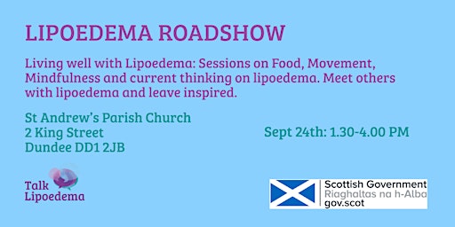 Talk Lipoedema Roadshow: Dundee