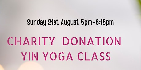 Charity yin yoga class In Richmond