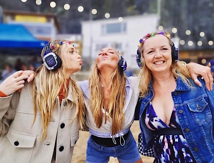 SILENT DISCO ON THE BEACH - GREAT WESTERN NEWQUAY image