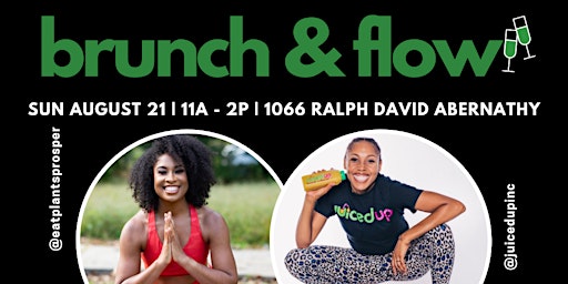 Come join us for Brunch and Flow! Yoga, brunch, bottomless mimosas and more