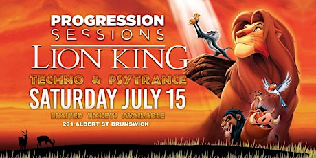 Progression Sessions Presents LION KING primary image