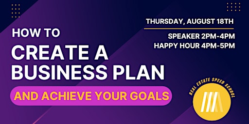 How to Create a Business Plan AND Achieve Your Goals!