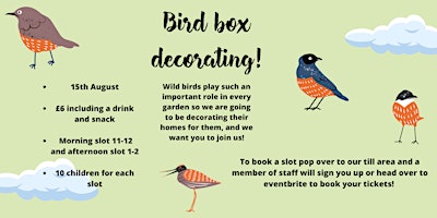 Bird Box Decorating