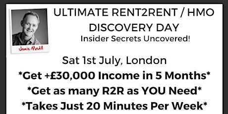 Ultimate Rent2Rent HMO Discovery Day primary image
