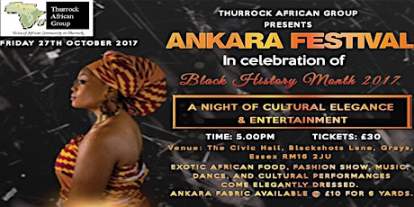 Black History Month 2017 - Ankara Festival  primary image