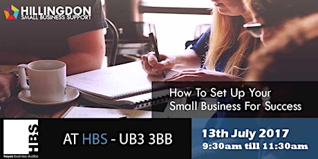 How To Set Up Your Small Business For Success Workshop series primary image