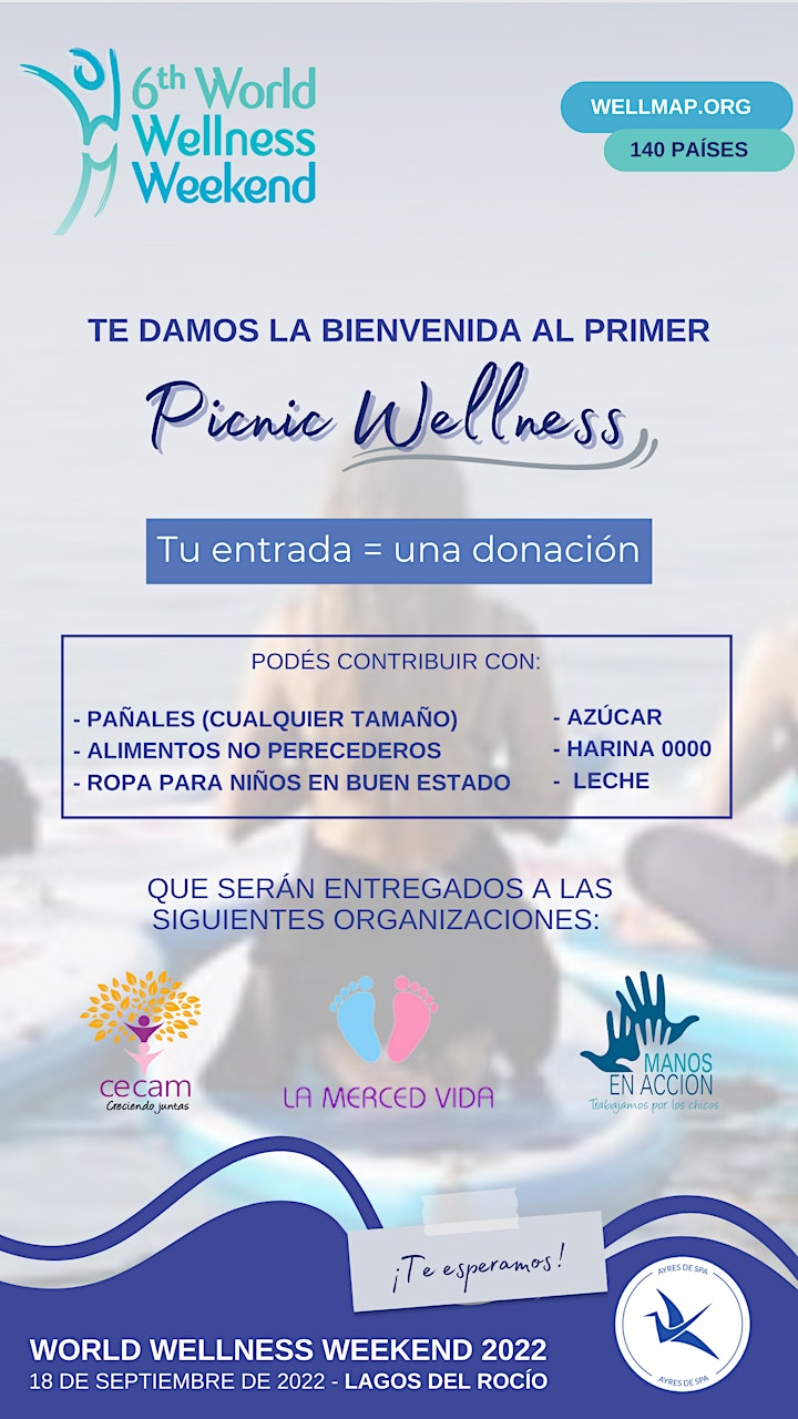 Imagen de Picnic Wellness - World Wellness Weekend - Pilar, Buenos Aires, Argentina