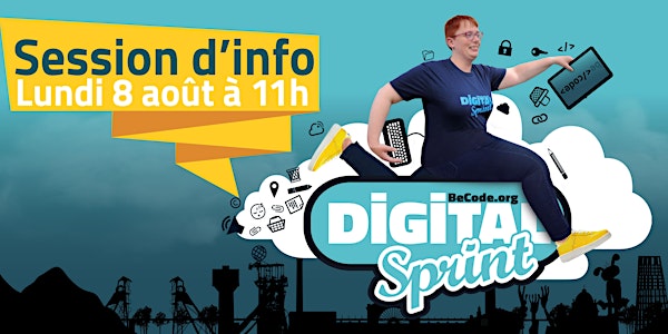 Séance d'info Digital Sprint BeCode Charleroi