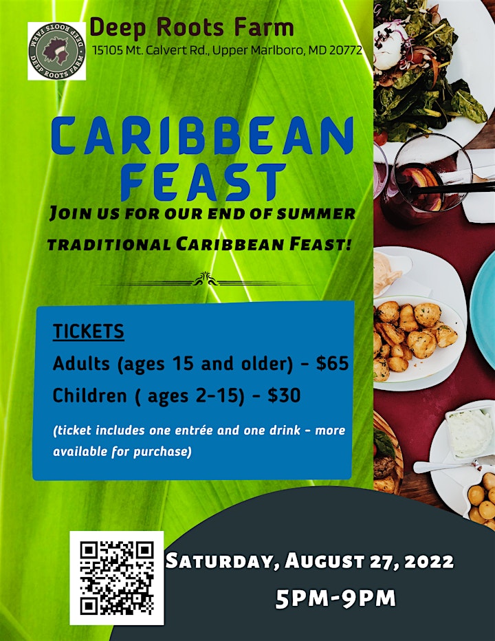 Caribbean Feast at Deep Roots Farm- EVENT RESCHEDULED 9/24/22 image