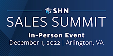 SHN Sales Summit - In-Person Event