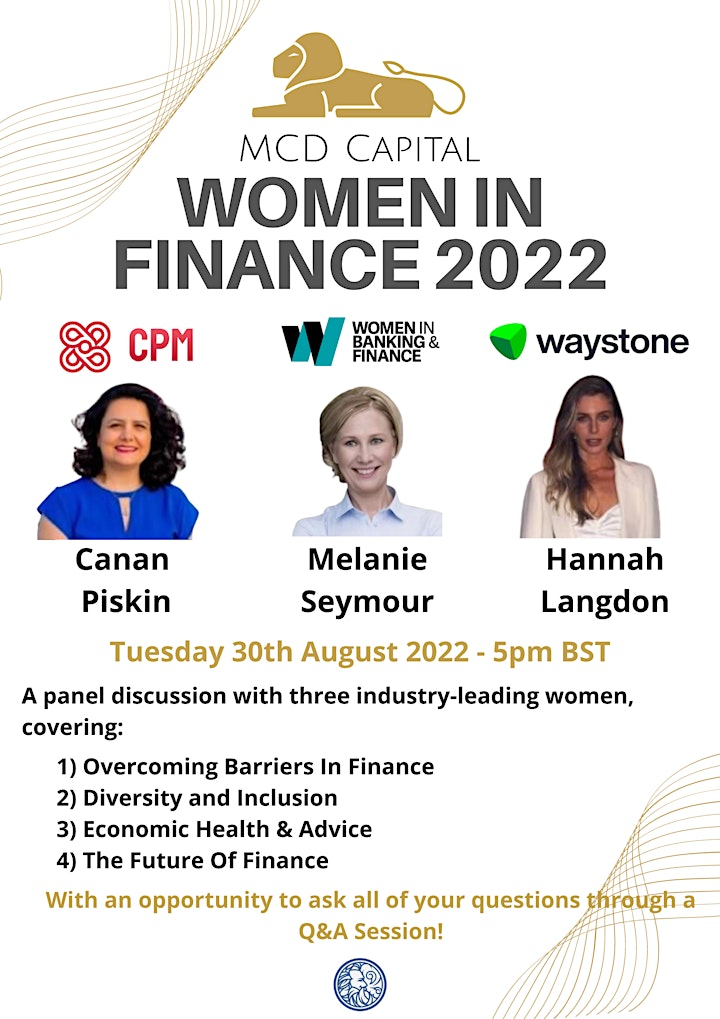MCD Capital Women In Finance 2022 image