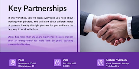 Key Partnership - How to work partners to succeed with your business