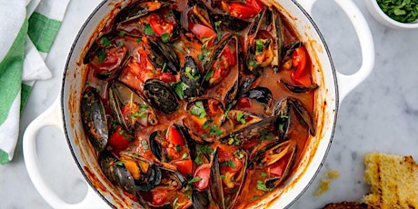 UBS-In Person Class: Mussels with Tomatoes and Chorizo