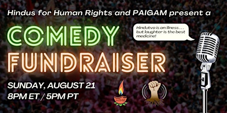 Hindus for Human Rights Comedy Fundraiser