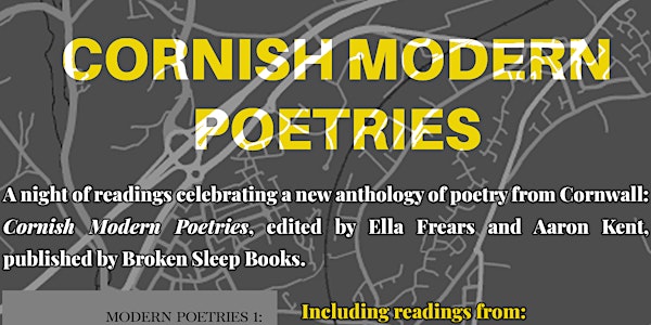 Cornish Modern Poetries Launch
