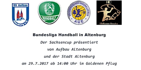 Hauptbild für Sachsen-Cup 2017 - Turnier im Männer-Handball