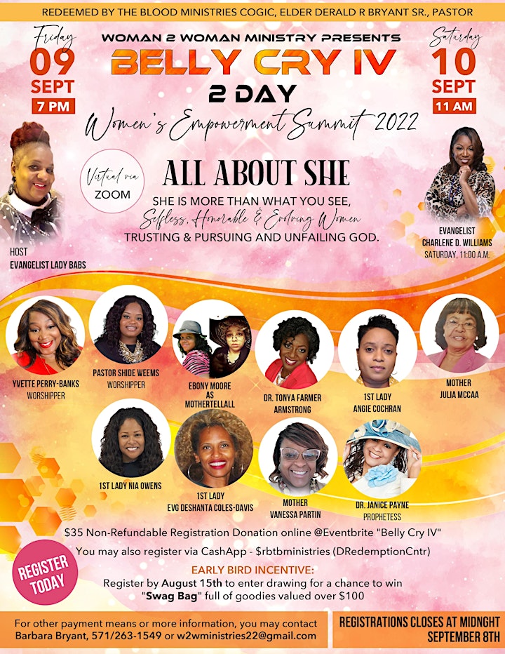 Belly Cry IV "All About She" Women's Empowerment Summit image